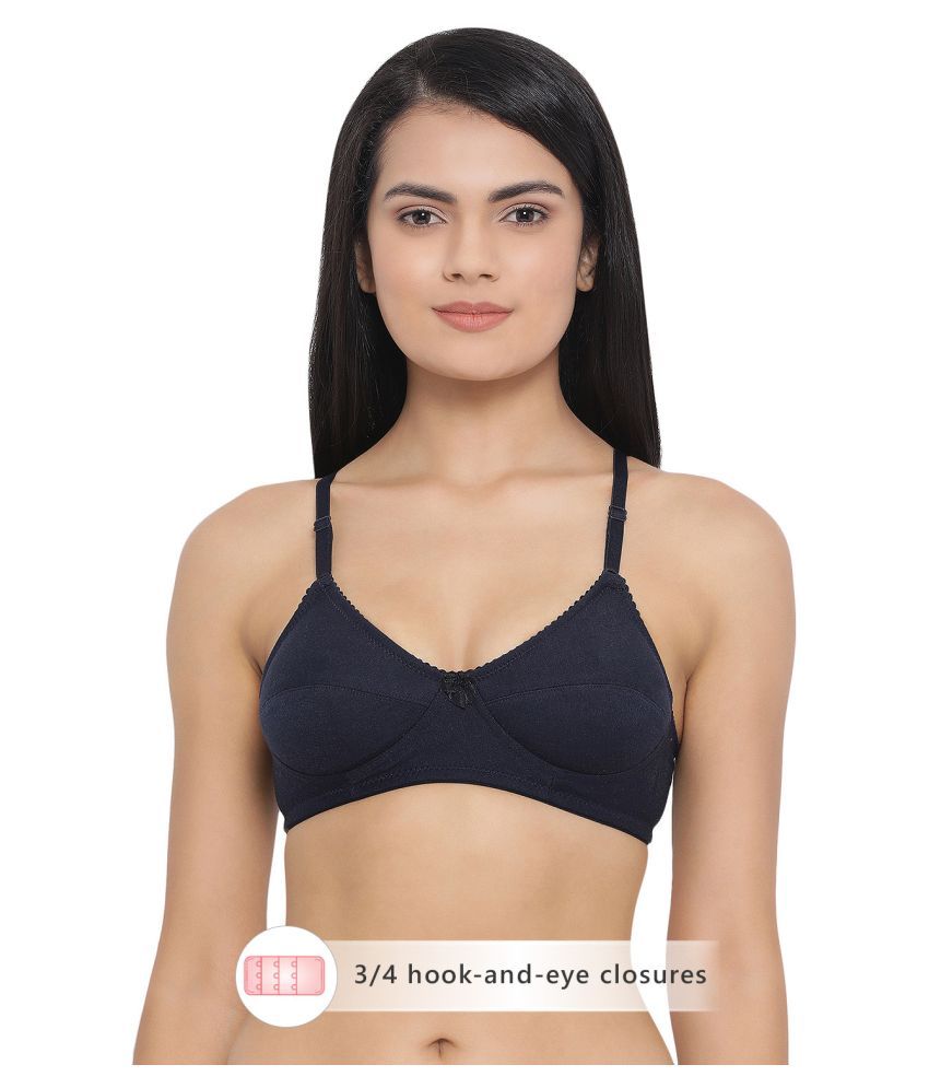     			Clovia Cotton Everyday Bra - Blue