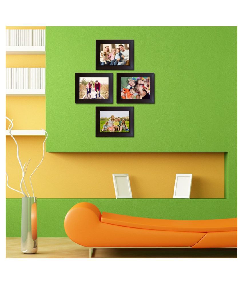 Trends on Wall Acrylic Brown Photo Frame Sets - Pack of 4