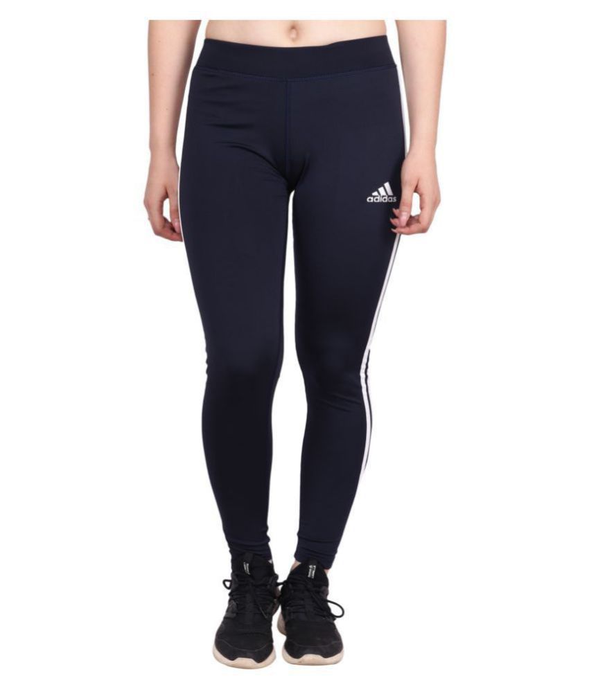 womens navy adidas leggings