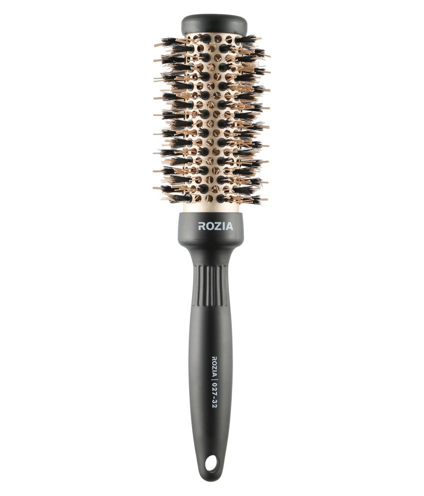 Rozia 32 mm Boar Bristles Round Hair Brush: Buy Rozia 32 mm Boar Bristles  Round Hair Brush at Best Prices in India - Snapdeal