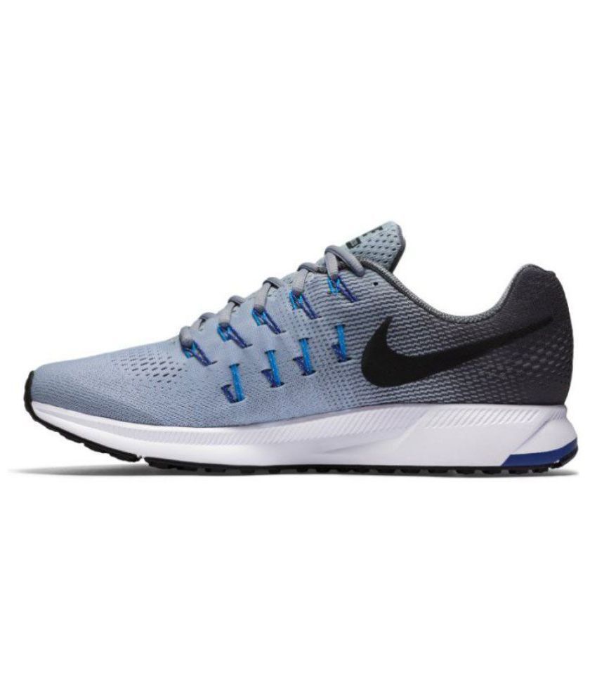 nike 1 pegasus 33 grey blue running shoes