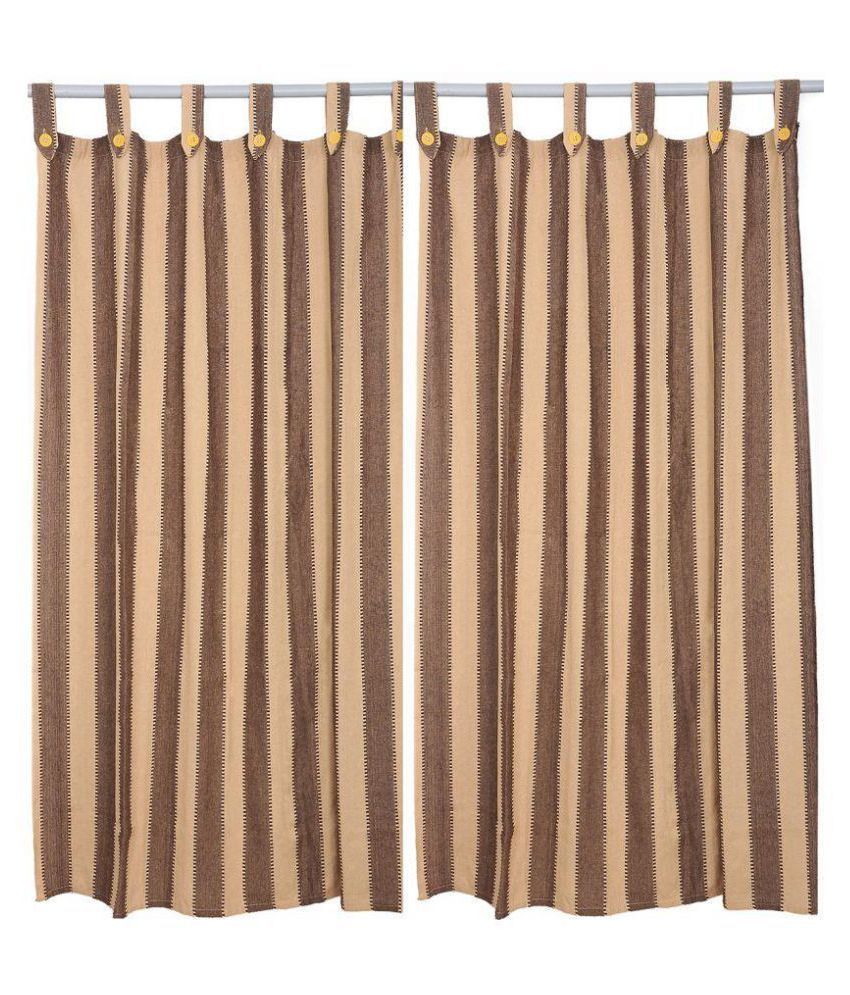 Alemah Set Of 2 Window Blackout Room Darkening Loop Cotton