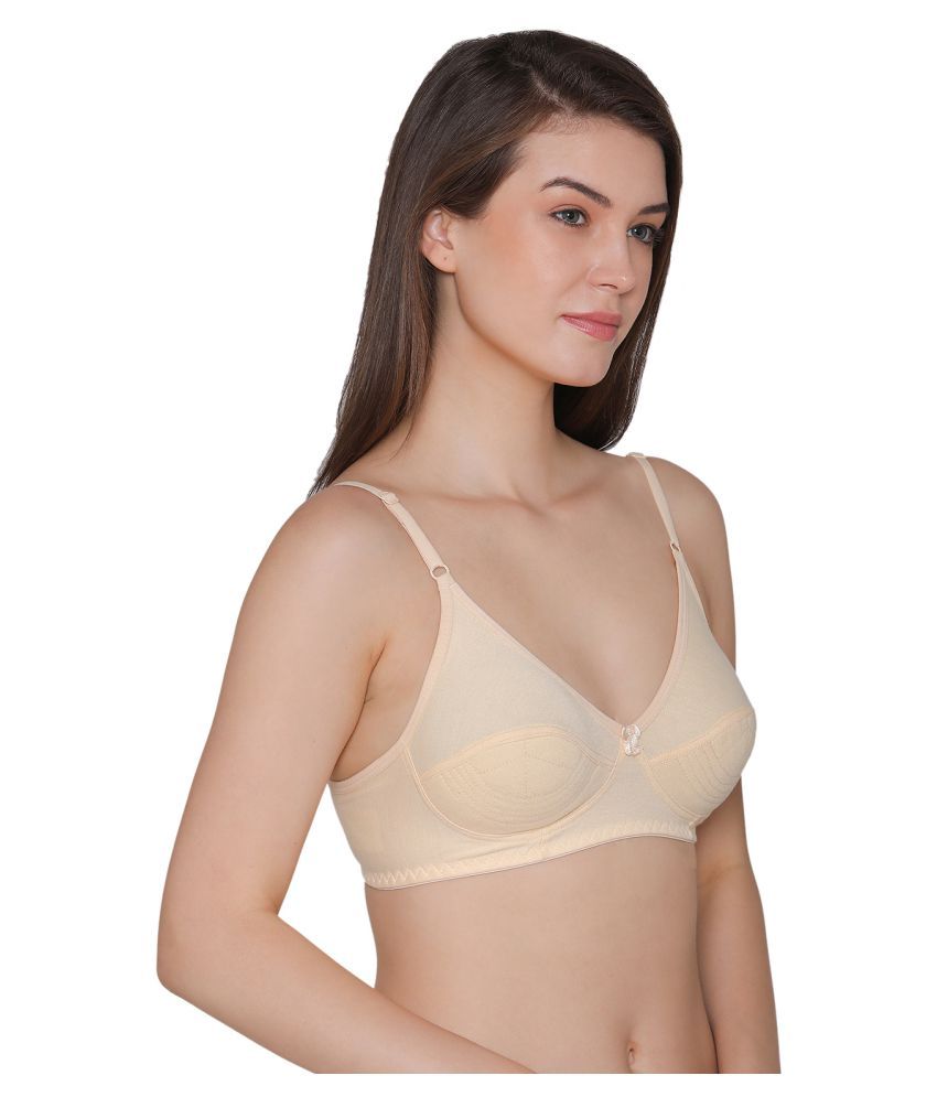     			Clovia Cotton Everyday Bra - Beige