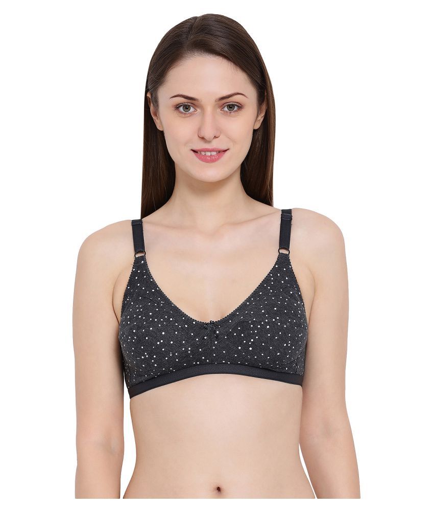     			Clovia Cotton Everyday Bra - Grey