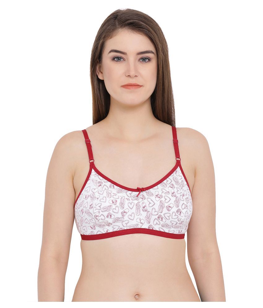     			Clovia Cotton Everyday Bra - White