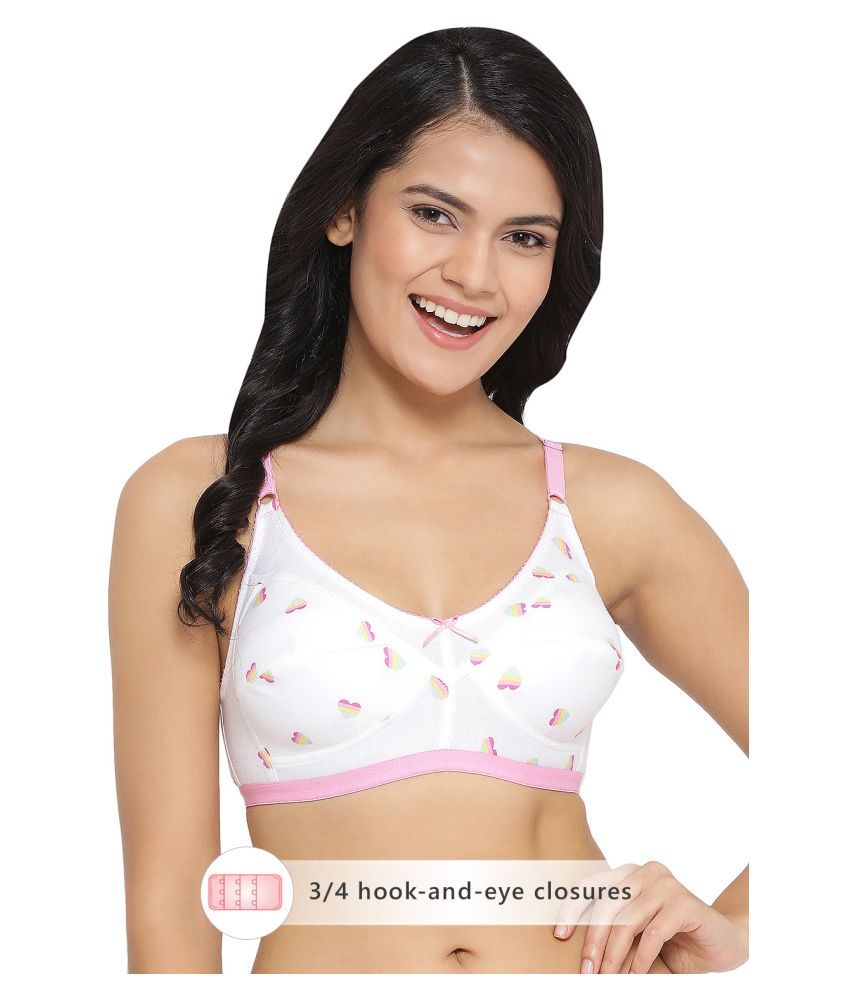     			Clovia Cotton Everyday Bra - White