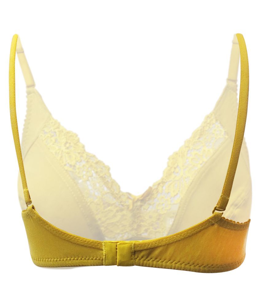     			Clovia Cotton Non Padded Women's Everyday Bra ( Yellow )