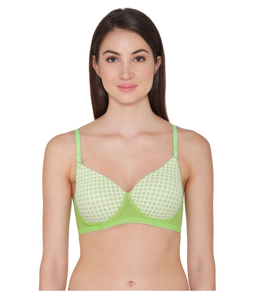     			Clovia Polyamide T-shirt Bra - Green