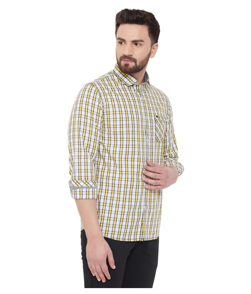 canary yellow show shirt