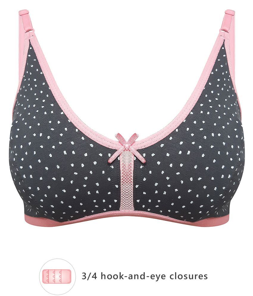     			Clovia Cotton Everyday Bra - Grey