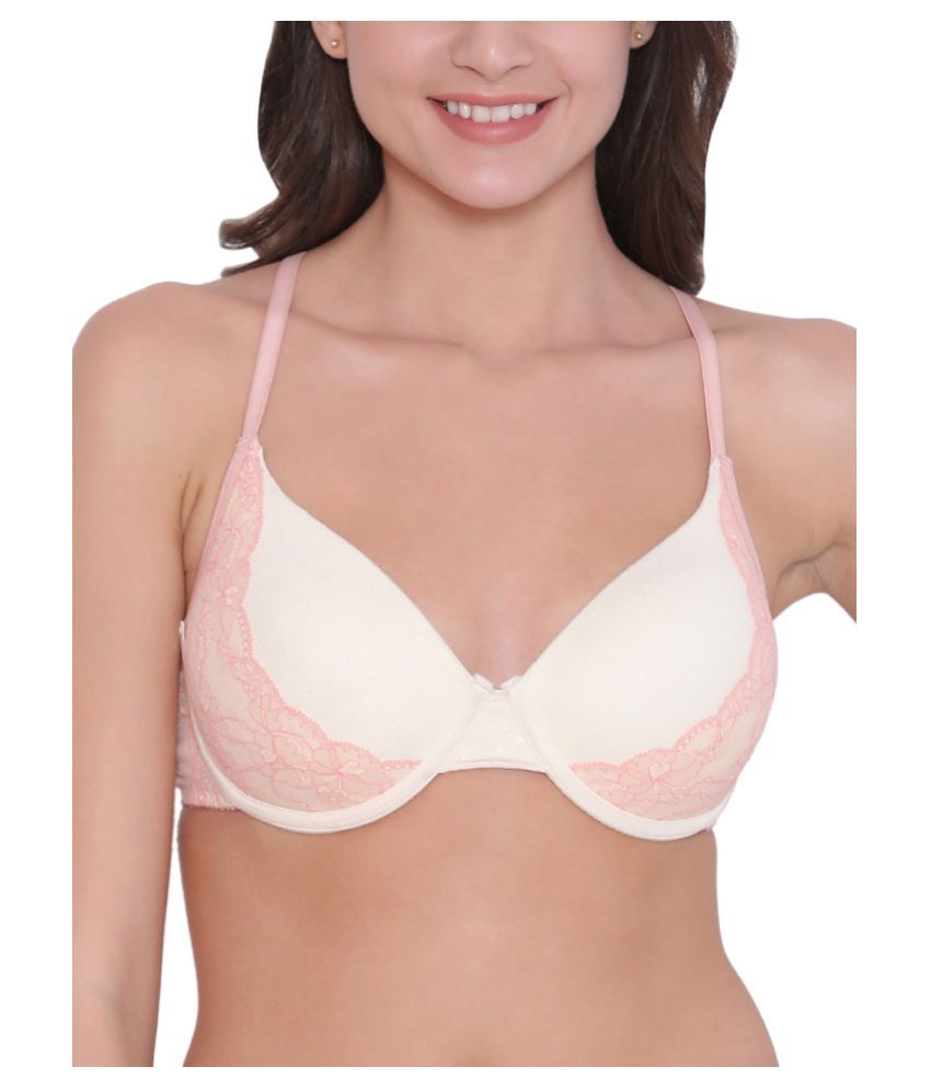     			Clovia Cotton Push Up Bra - White