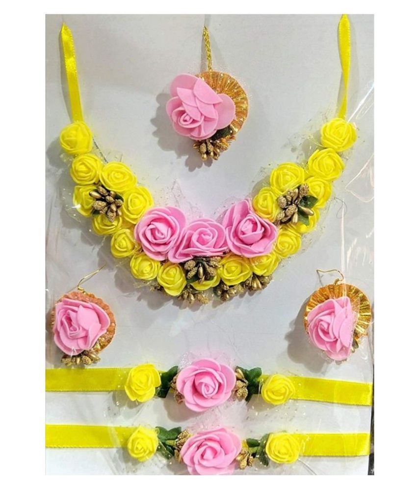 flower jewellery for baby girl