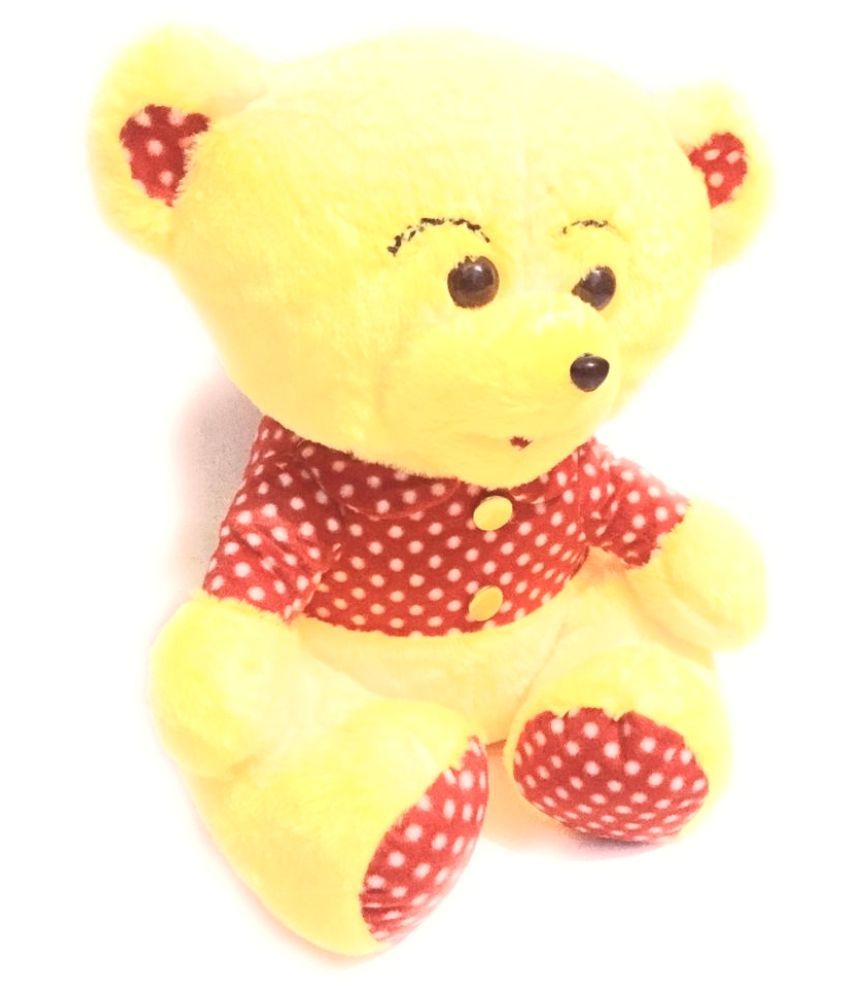 red yellow teddy bear