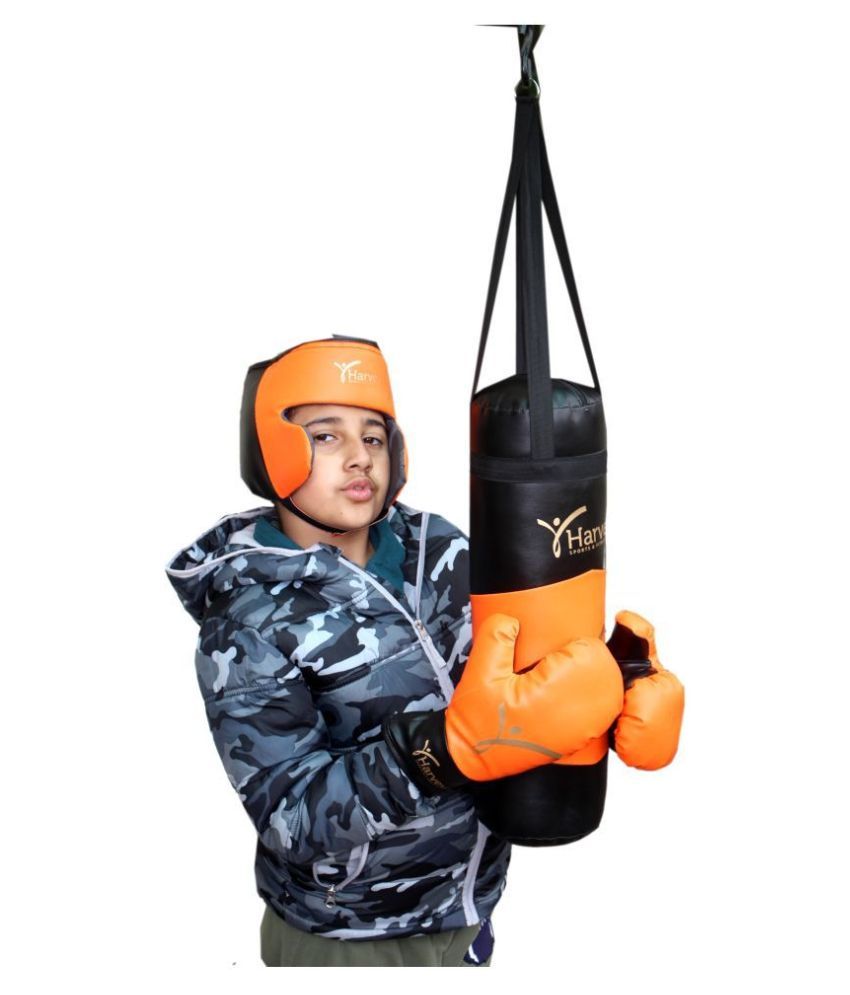 HARVEY SPORTS & FITNESS Synthetic Boxing Head Guard Buy Online at Best
