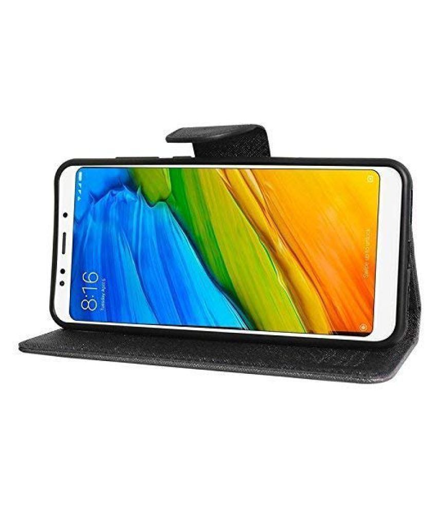 Xiaomi Redmi Note 5 Pro Flip Cover by BLiNDA Green Flip Covers