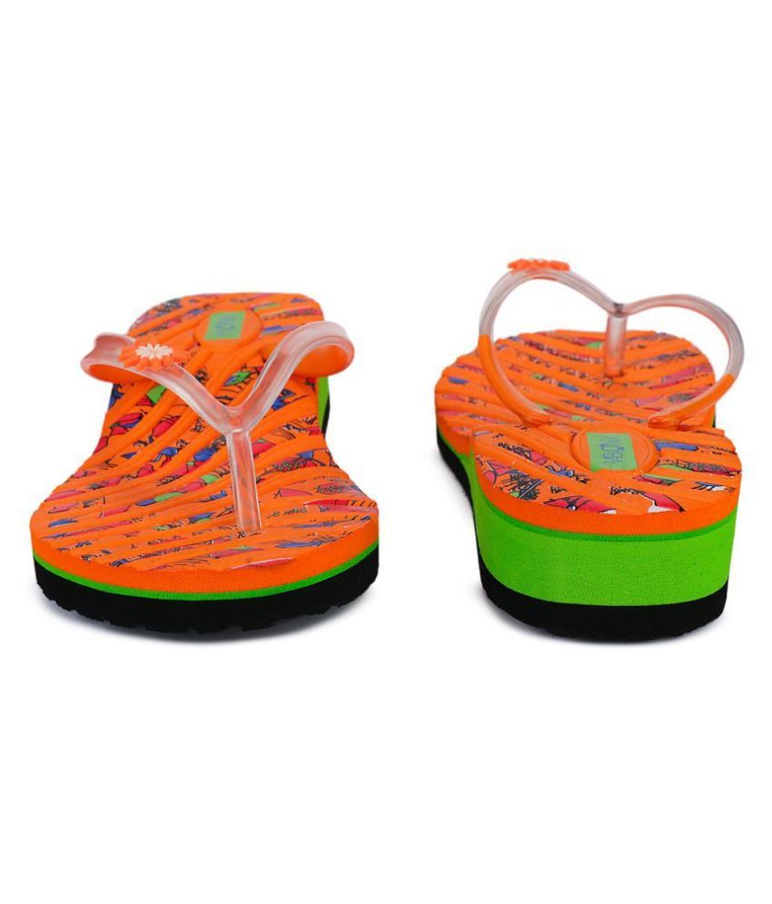 FABIONIX Orange Slippers Price in India- Buy FABIONIX Orange Slippers Online at Snapdeal