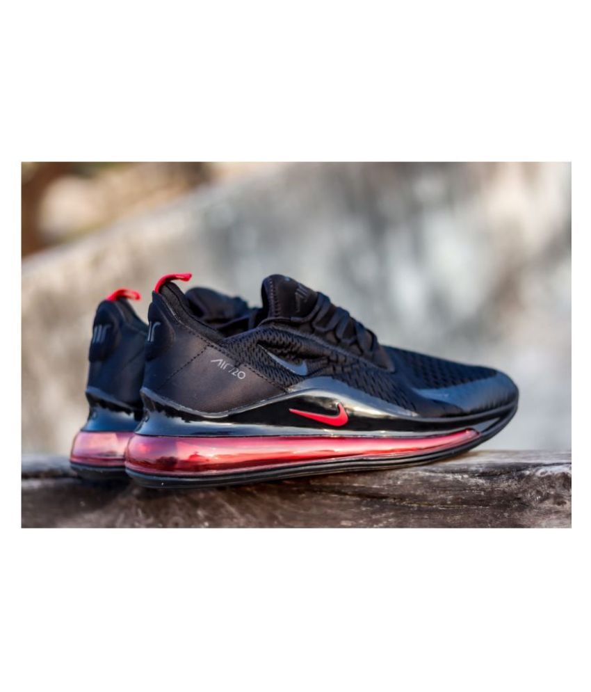 Nike Air Max 720 Running Shoes Black: Buy Online at Best Price on Snapdeal
