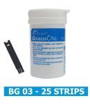 Dr Morepen 25 Test Strips For Bg 03 Glucometer(Strips Only Pack)