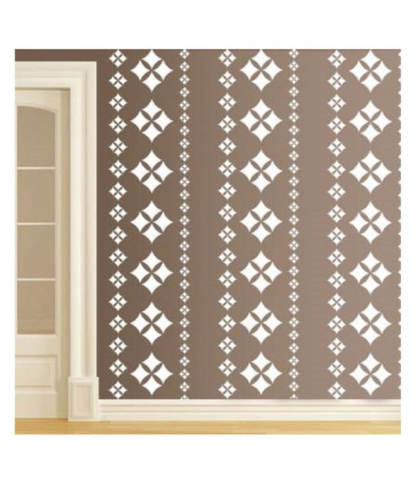 Wall Stencils Design Reusable Size( 16 X 24 Inch). Buy Online at Best