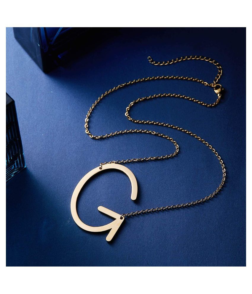 Zivom® Schitt's Creek Alexis Rose Initial Alphabet G Large Letter Gold