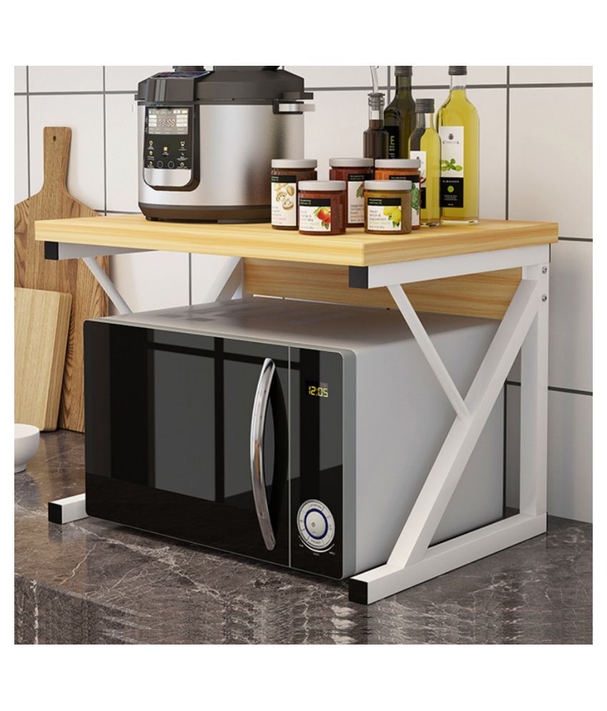 Kawachi Double Tier Kitchen Counter Shelf Microwave Stand Storage Spice Rack Organiser Buy Kawachi Double Tier Kitchen Counter Shelf Microwave Stand Storage Spice Rack Organiser Online At Low Price Snapdeal