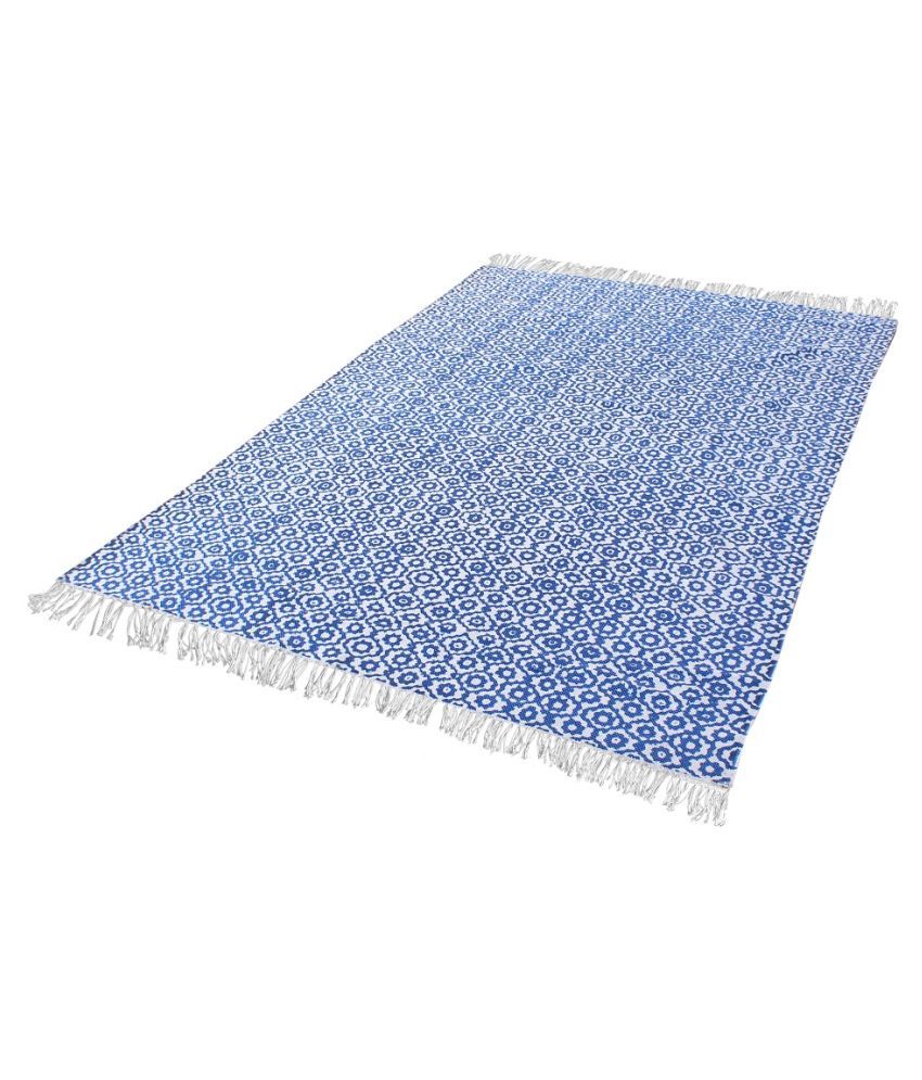 The Rug Republic Lavender Cotton Carpet Printed 4x6 Ft Buy The Rug Republic Lavender Cotton