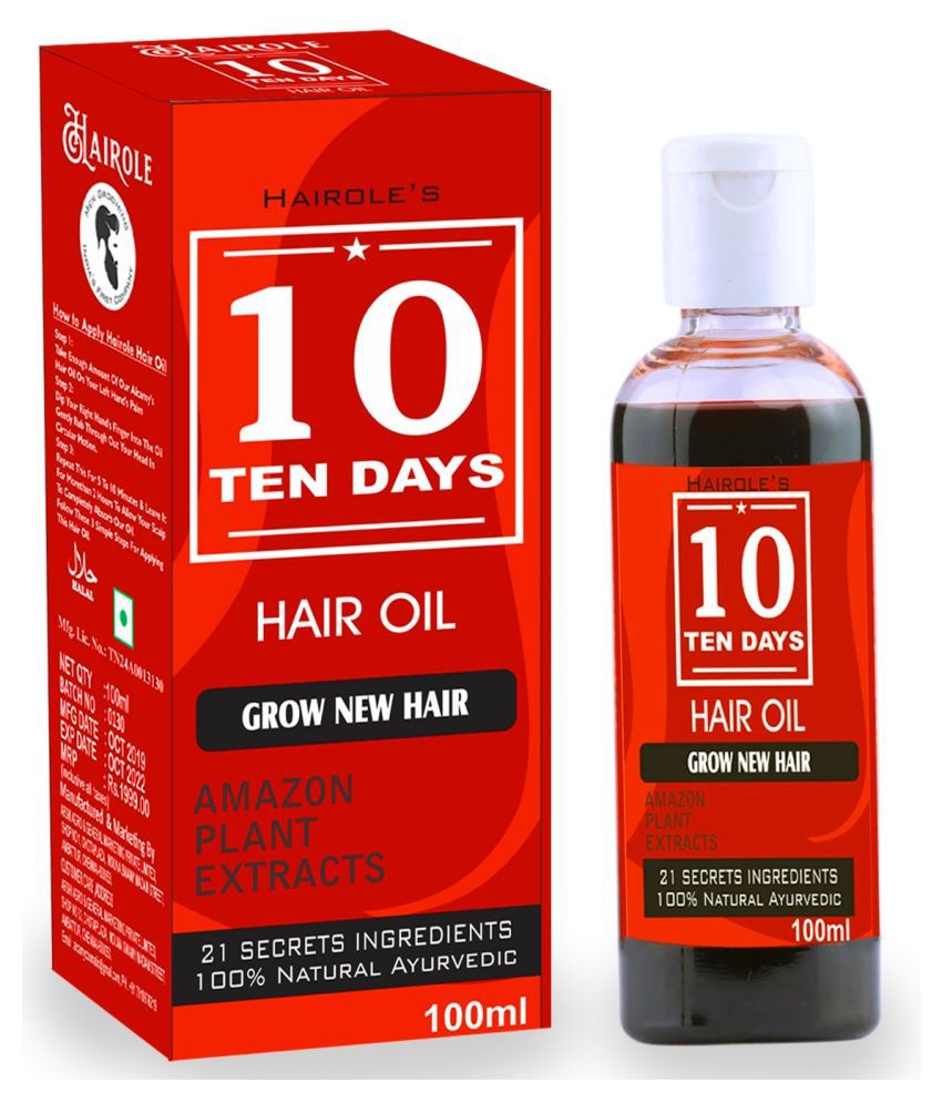 Hairole 10 Days Hair Oil 100 mL: Buy Hairole 10 Days Hair Oil 100 mL at  Best Prices in India - Snapdeal