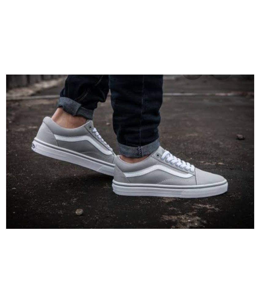 vans off the wall gray
