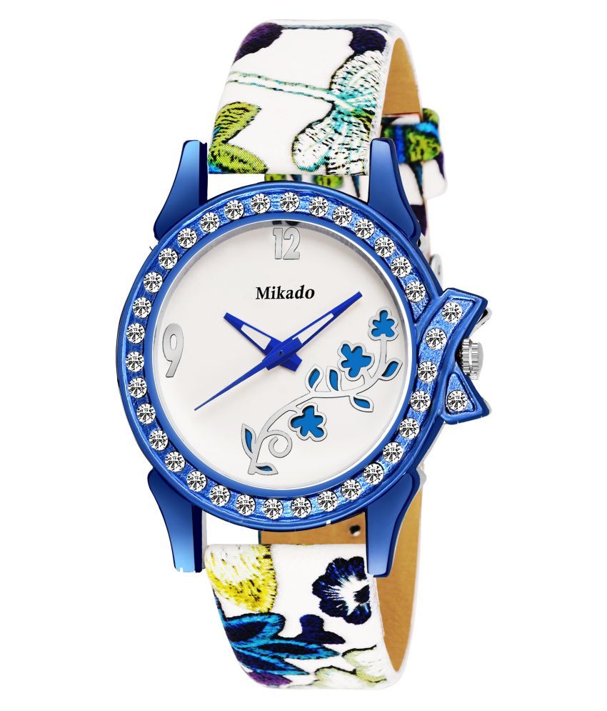     			Mikado Leather Round Womens Watch