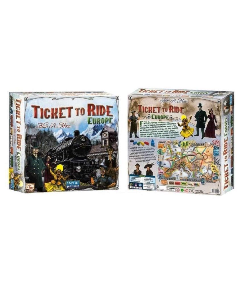 Ticket To Ride Europe Board Game Buy Ticket To Ride Europe Board