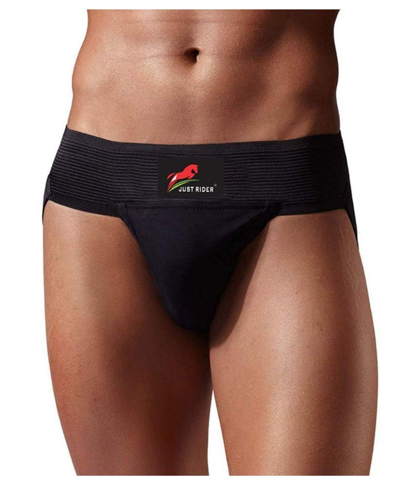     			Just rider Gym Cotton Supporter with Cup Pocket Athletic Fit Brief Multi Sports Underwear Outdoor Inner and Wear medical supporter