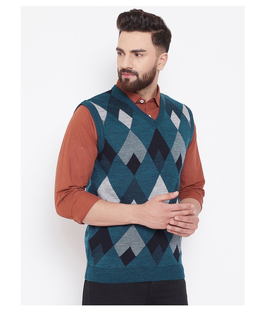 Duke Blue V Neck Sweater - Buy Duke Blue V Neck Sweater Online at Best ...