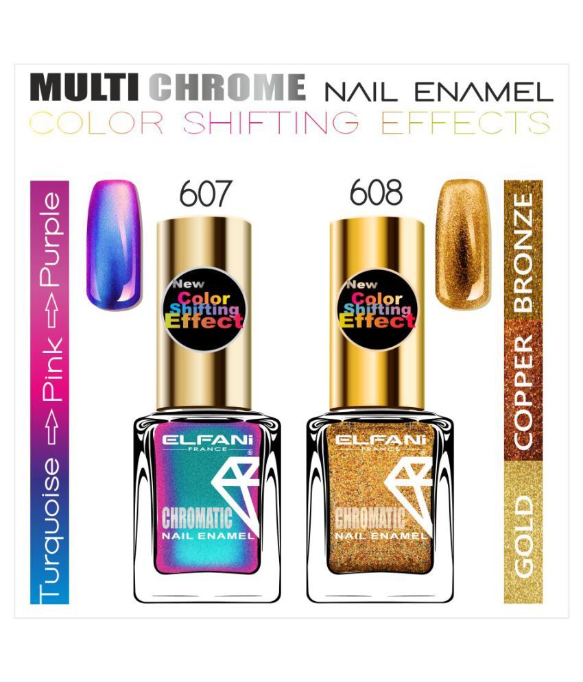     			Elfani Nail Polish Multi Shimmer 18 mL