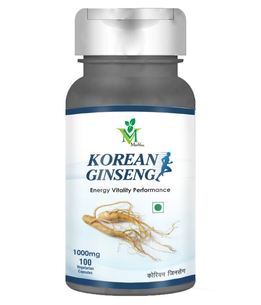 Mint Veda Korean Ginseng 100 no.s Vitamins Capsule Buy Mint Veda