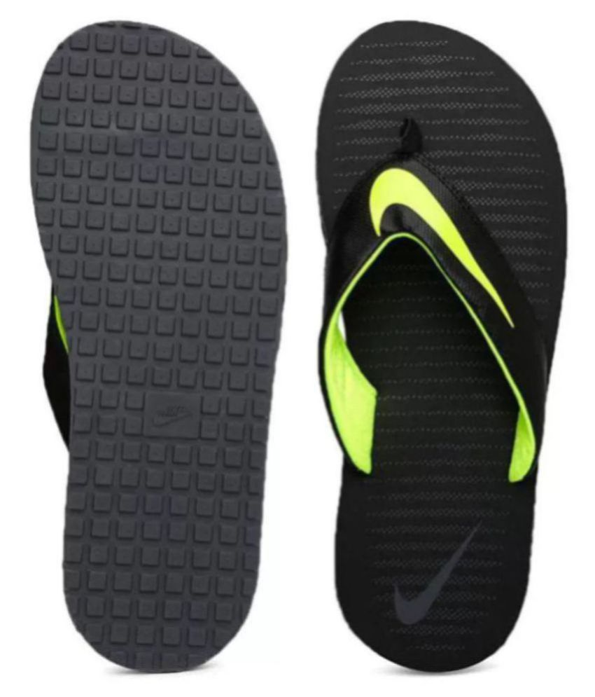 nike green slippers