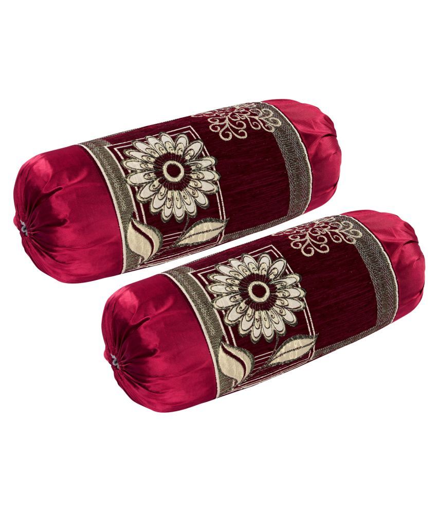 HK Collection Set of 4 Velvet Bolster Covers Buy Online at Best Price