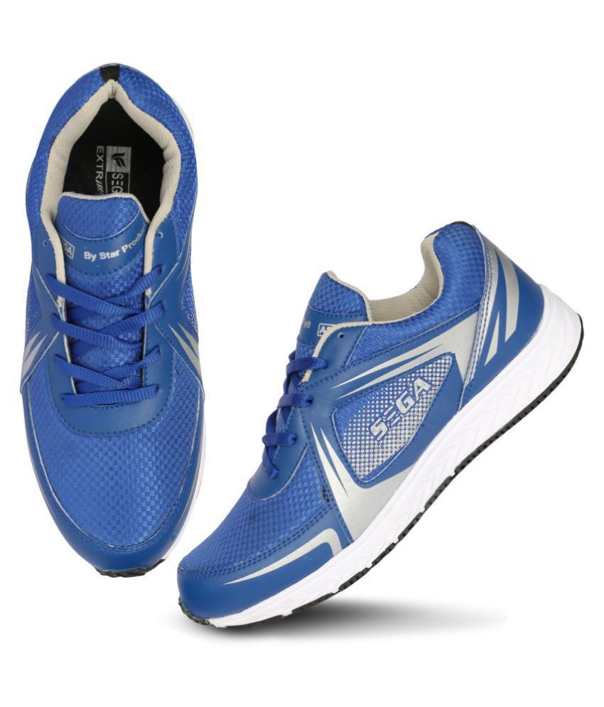 sega blue running shoes