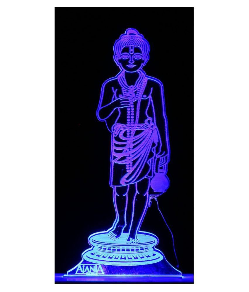 SUPER AJANTA 2016 Lord  Nilkanthvarni  3D Night Lamp Multi - Pack of 1