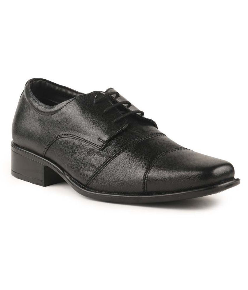 paragon max men's black formal shoes