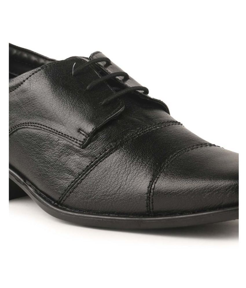 paragon max men's black formal shoes
