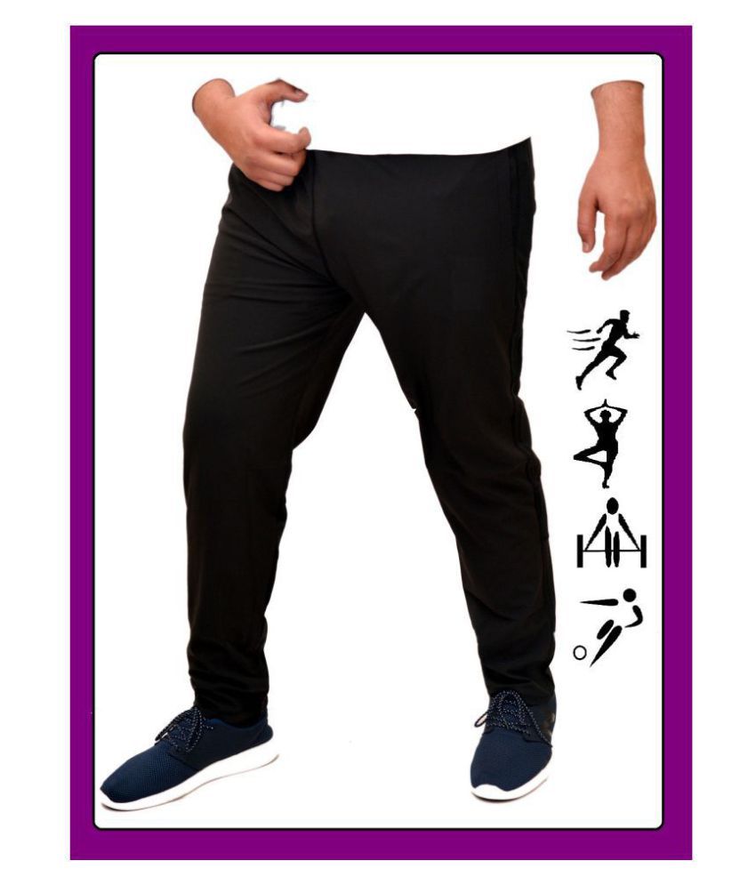 stretchable track pants