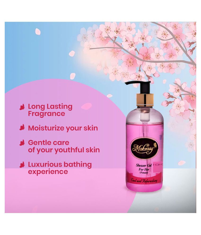 Makeasy Women & Men Shower Gel Body Wash for all Skin Types enriched