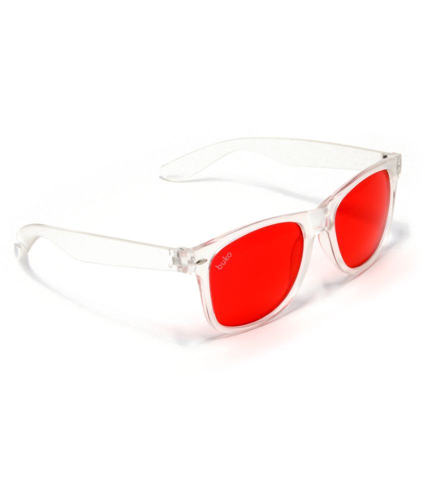 wayfarer red sunglasses