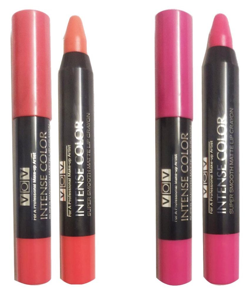 VOV Lip Crayon Multi Pack of 2 3 g Buy VOV Lip Crayon Multi Pack of 2