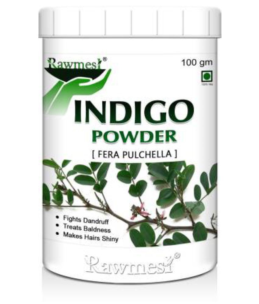     			rawmest Natural Indigo Powder  100 gm Vitamins Powder
