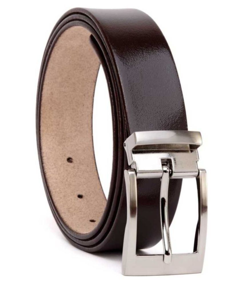     			RUNSI INTERNATIONAL Brown Leather Formal Belt