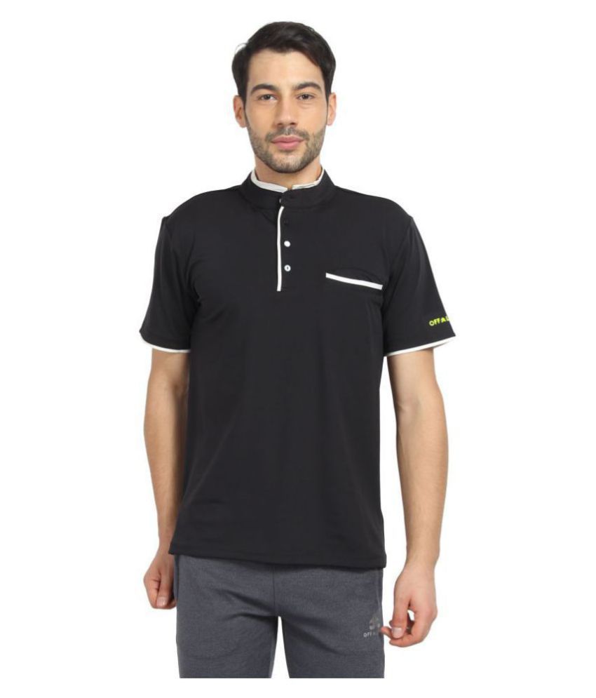     			OFF LIMITS - Black Polyester Regular Fit Men's Sports Polo T-Shirt ( Pack of 1 )