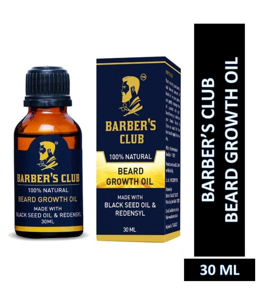 Barber's Club Beard Growth Oil With Redensyl & Black Seed 30 ml