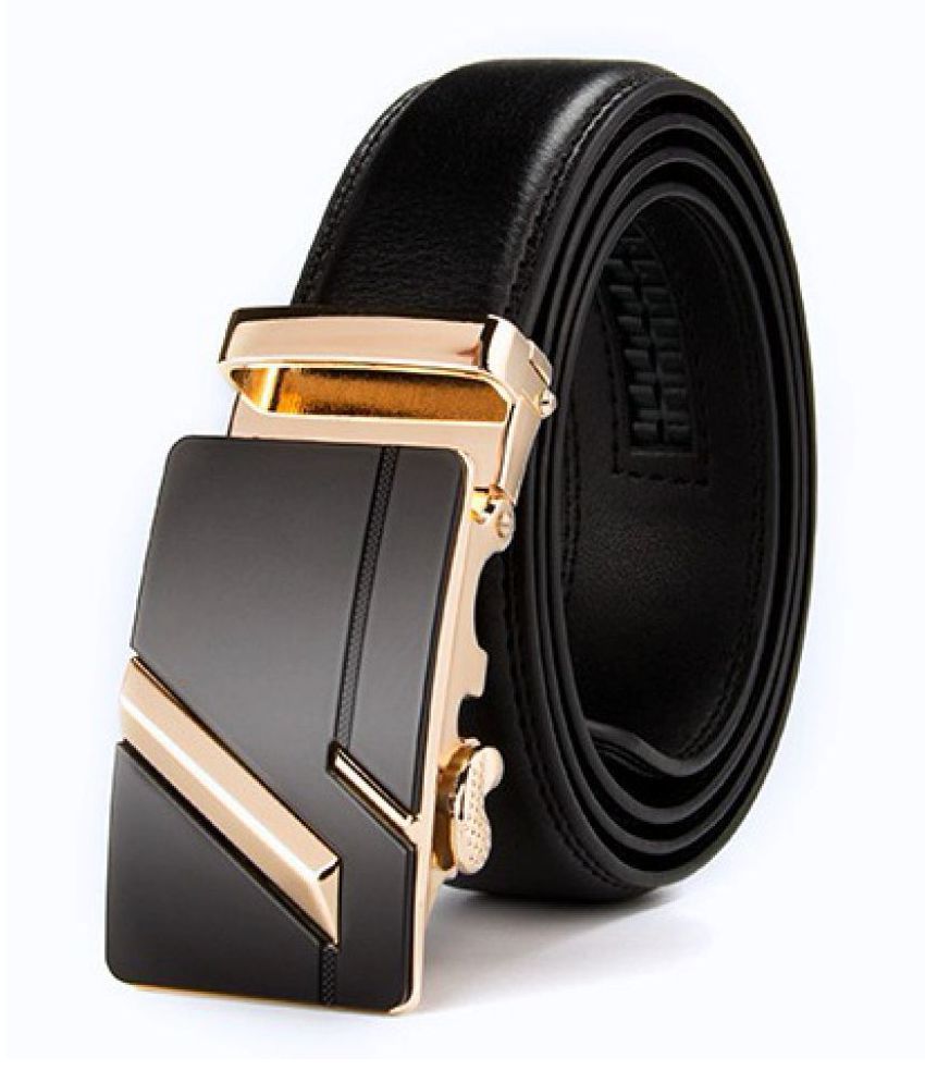 Kkrish Black PU Formal Belt: Buy Online at Low Price in India - Snapdeal