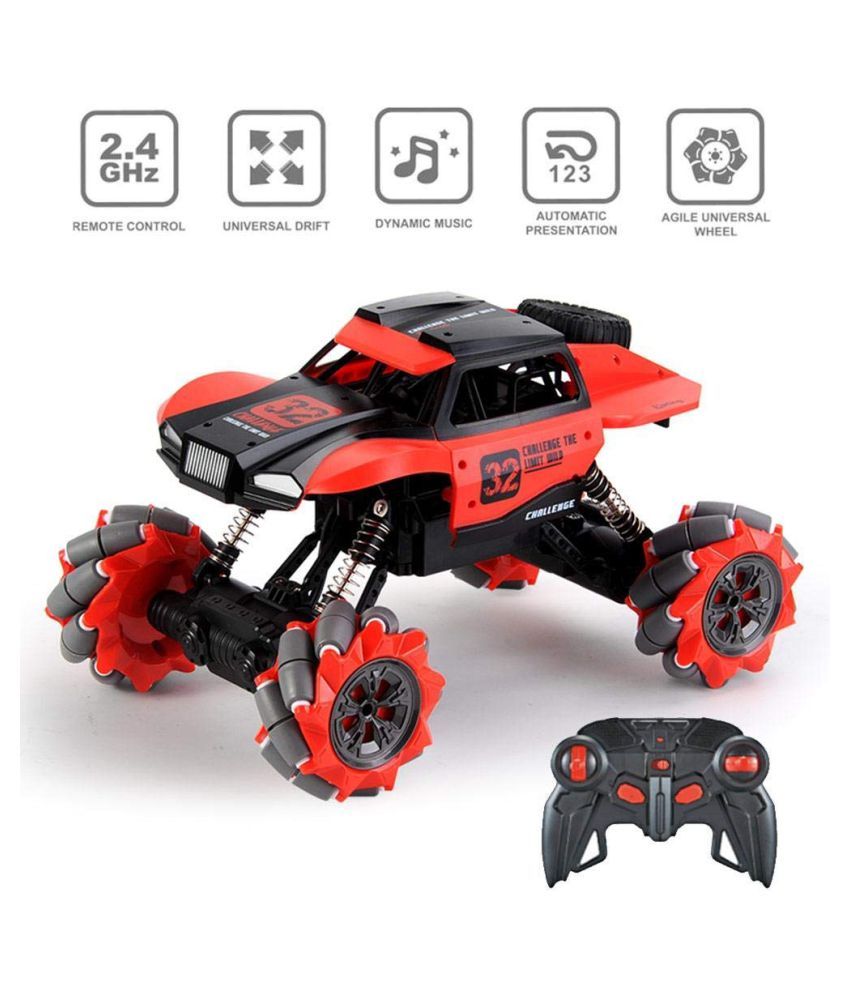 Drift Cars Radio Remote Control 360°Rotation Stunt Racing Truck 2.4Ghz ...